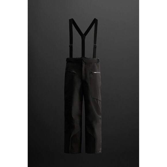 Zara Athleticz Men’s Waterproof Snow Pants XL Missing Button 3 Layer Seam Sealed - Picture 2 of 13